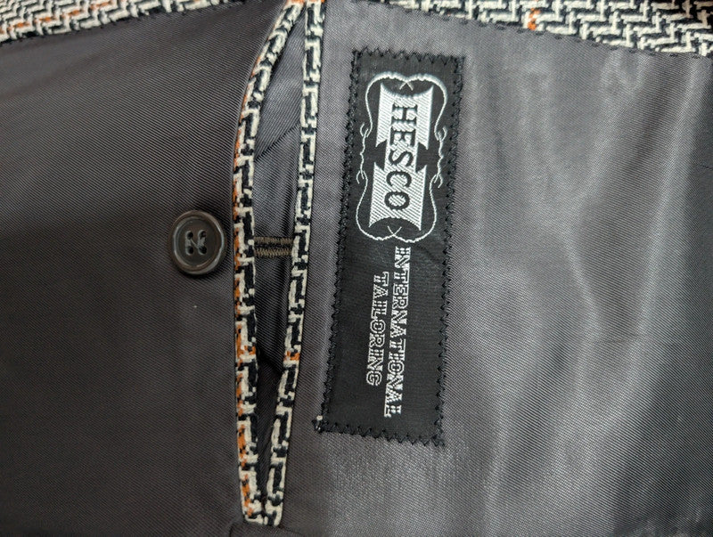 Exceptionnel costume a carreaux en laine