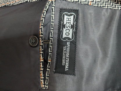 Exceptionnel costume a carreaux en laine