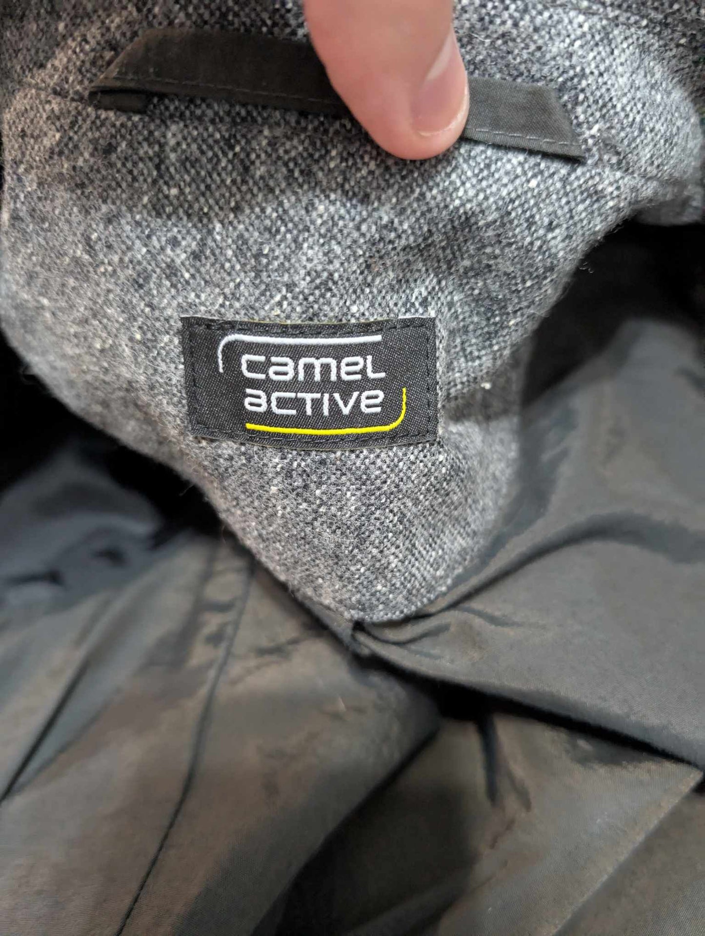 Rarissime costume gris en tweed