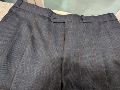 Magnifique costume croisé bleu a carreau