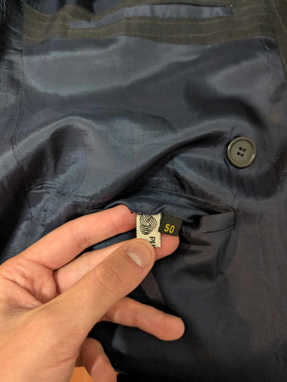 Légendaire costume croisé pinstripe en laine