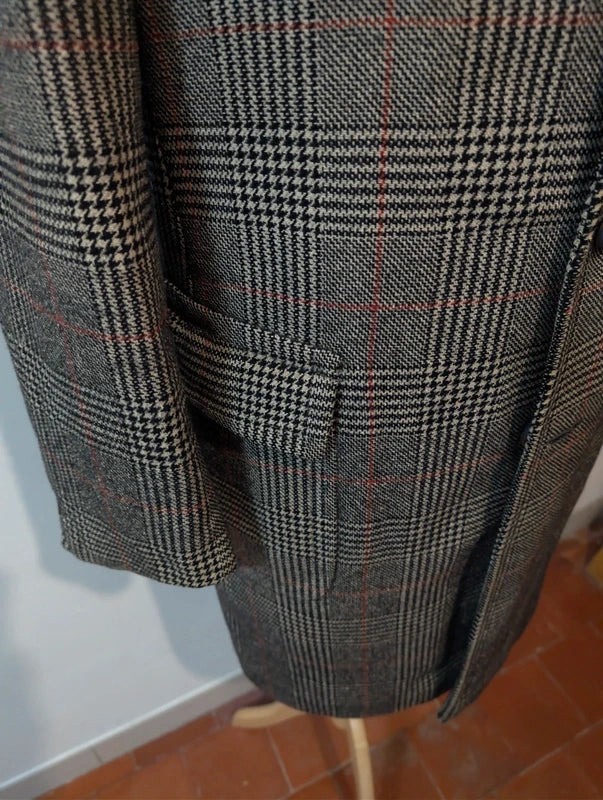 Fabuleux manteau polo coat en tweed