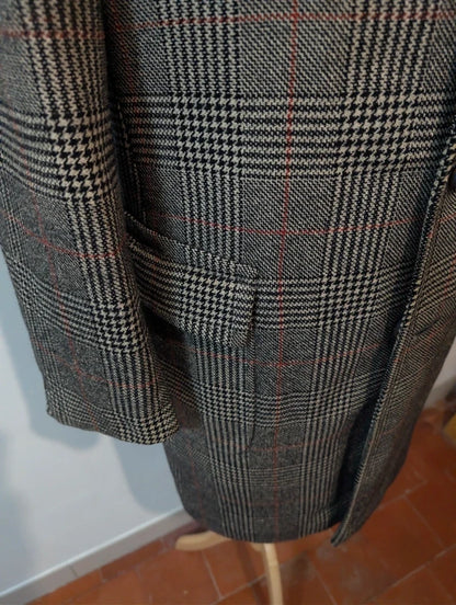 Fabuleux manteau polo coat en tweed