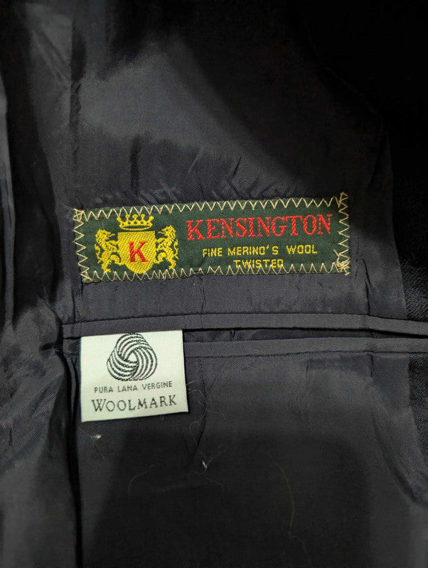 Phénomenal costume croisé bleu marine