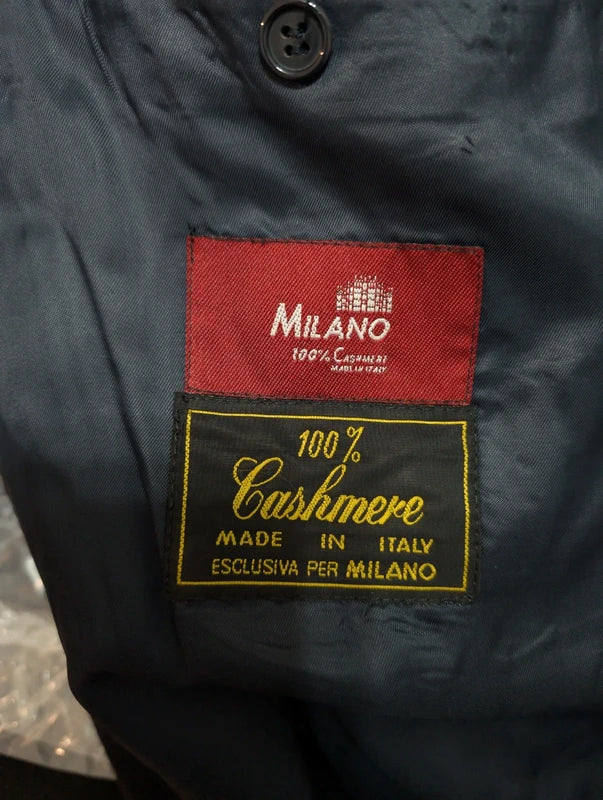 Rarissime manteau croisé en cachemire