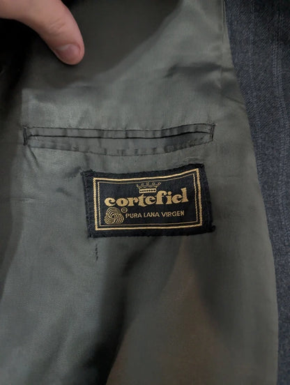 Spectaculaire costume 3 piece pinstripe en flanelle