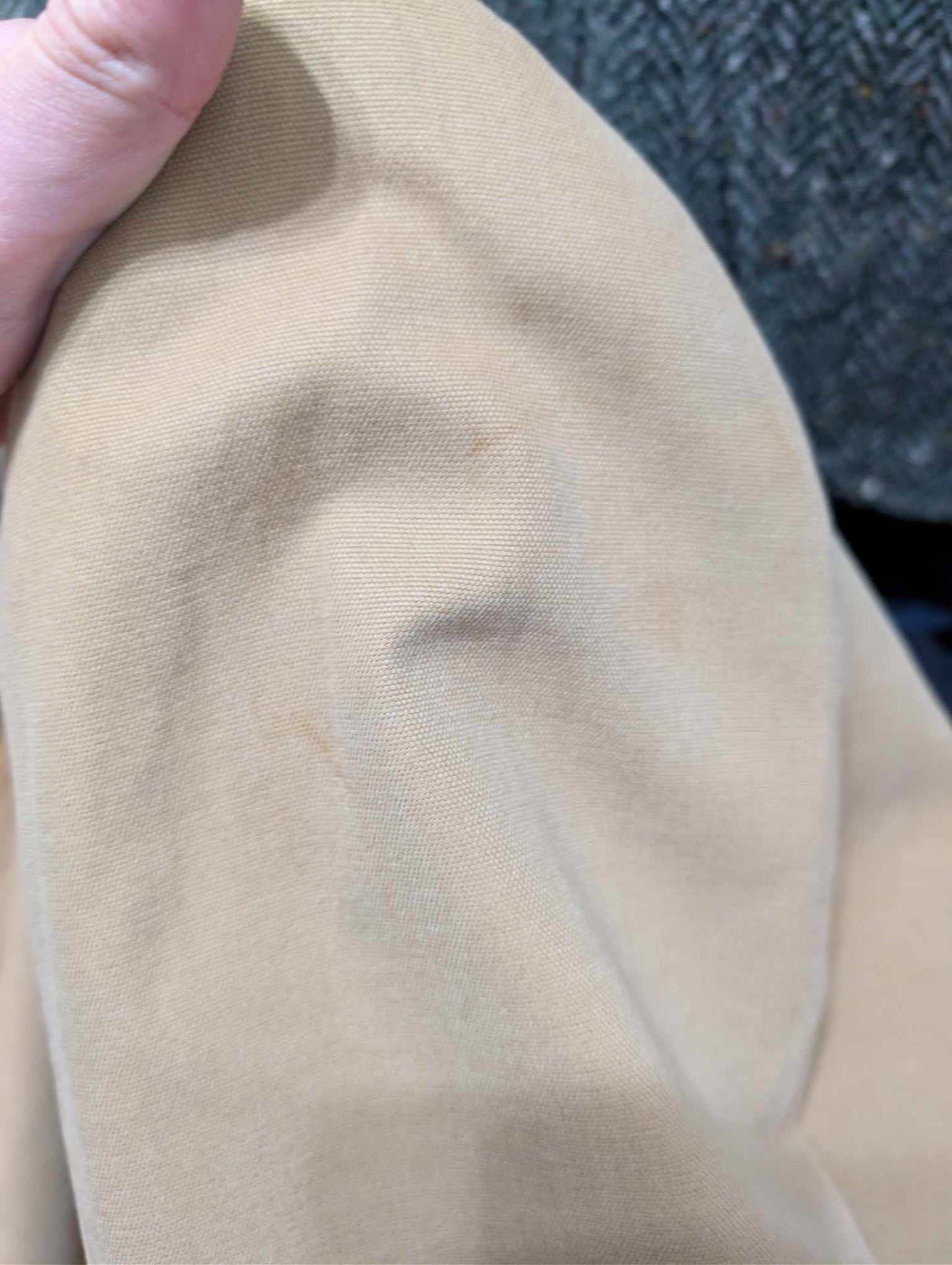 Sympathique veste de couleur marron beige en coton