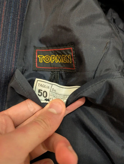 Prächtiger Nadelstreifenanzug aus Wolle