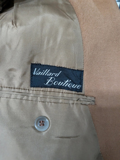 Fabuleuse veste marron camel en laine lourde