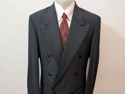 Prächtiger zweireihiger Woll-Smoking