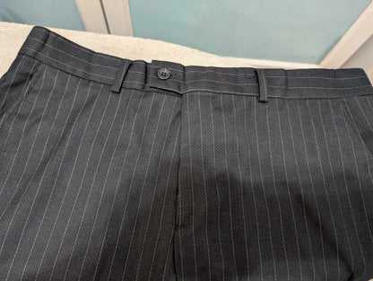 Classique costume croisé a rayure