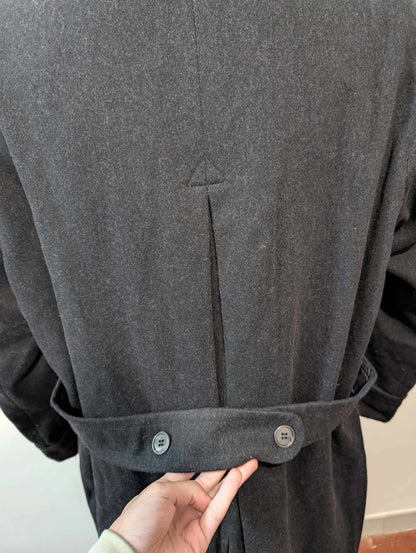 Robuste manteau polo coat en laine