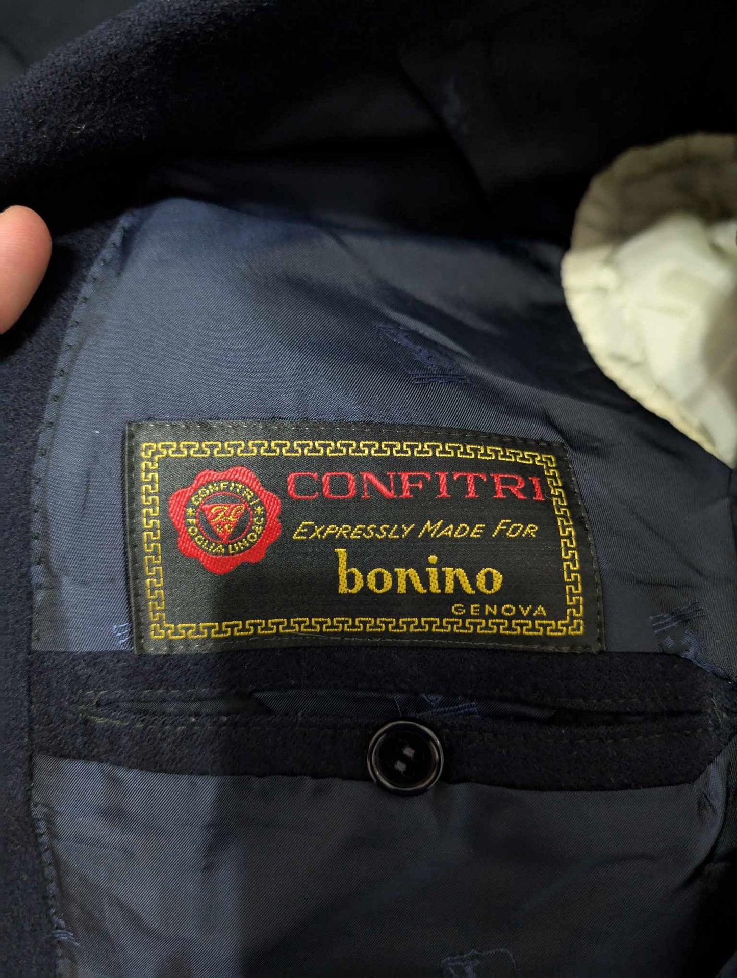 Magnifique veste croisée en flanelle lourde