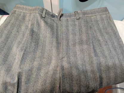 Sublime costume gris en flanelle