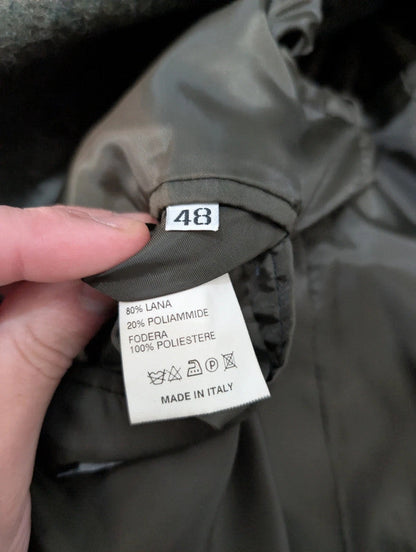 Incroyable manteau vert en laine
