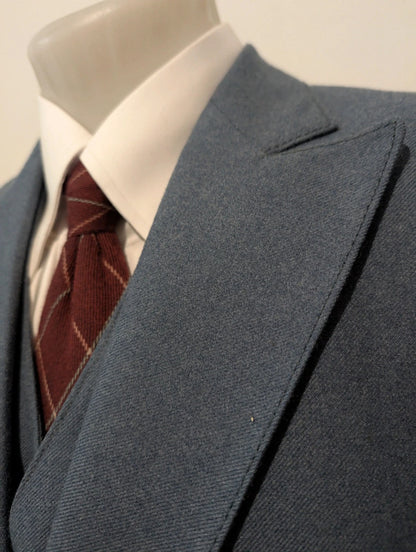 Mystérieux costume 3 piece en flanelle lourde