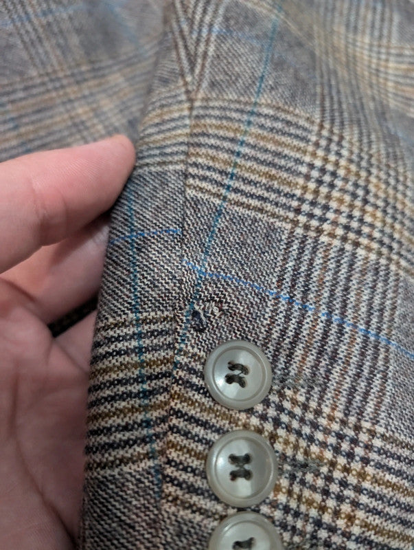 Sad Prince of Wales flannel suit