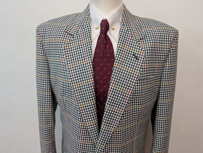 Chouette veste a carreaux en laine