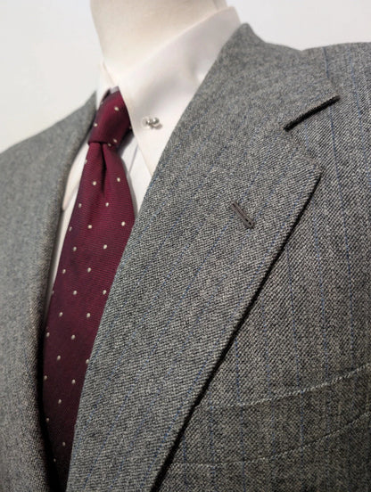 Fabuleux costume gris en tweed