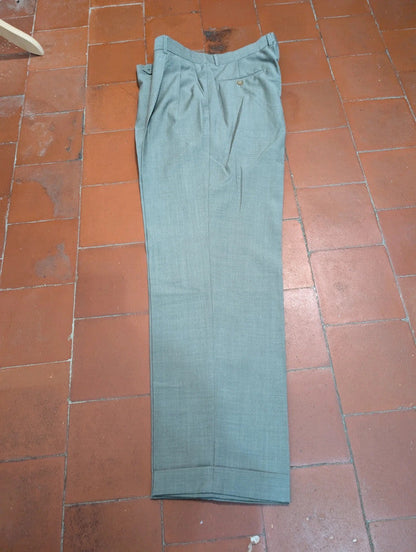 Sad gray wool suit