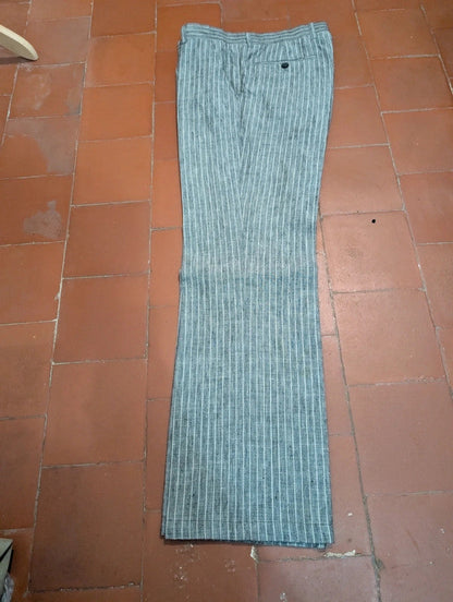 Joyeux costume chalkstripe en lin