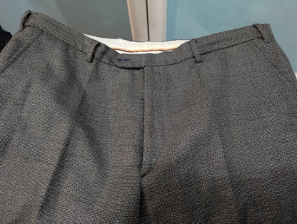 Classique costume 3 pièces gris en laine