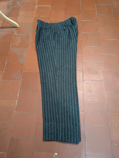 Méchant costume chalkstripe en flanelle lourde