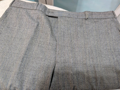 Fabulous heavy flannel grey 3 piece suit