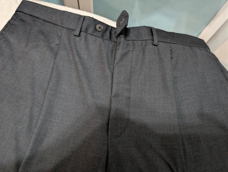 Exceptional gray wool suit
