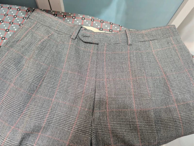 Magnifique costume croisé en flanelle