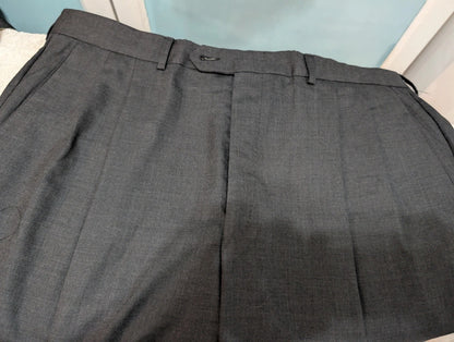 Légendaire costume croisé gris en laine froide