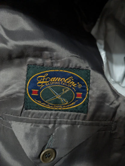 Sublime costume gris en flanelle lourde