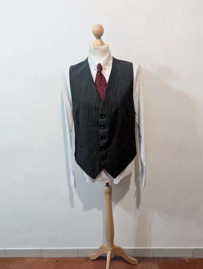 Spectaculaire costume 3 piece pinstripe en flanelle