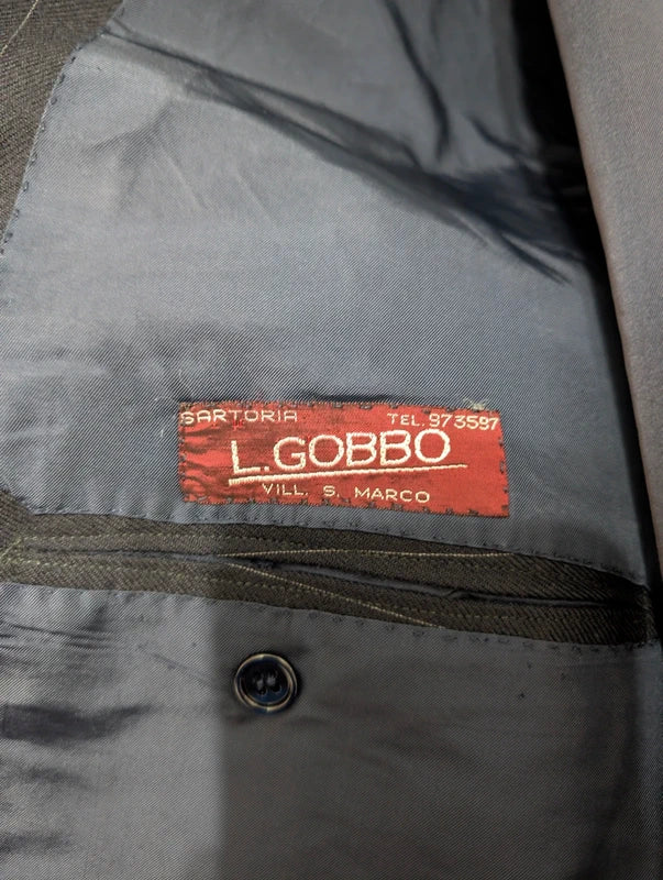 Magnifique costume pinstripe en flanelle lourde