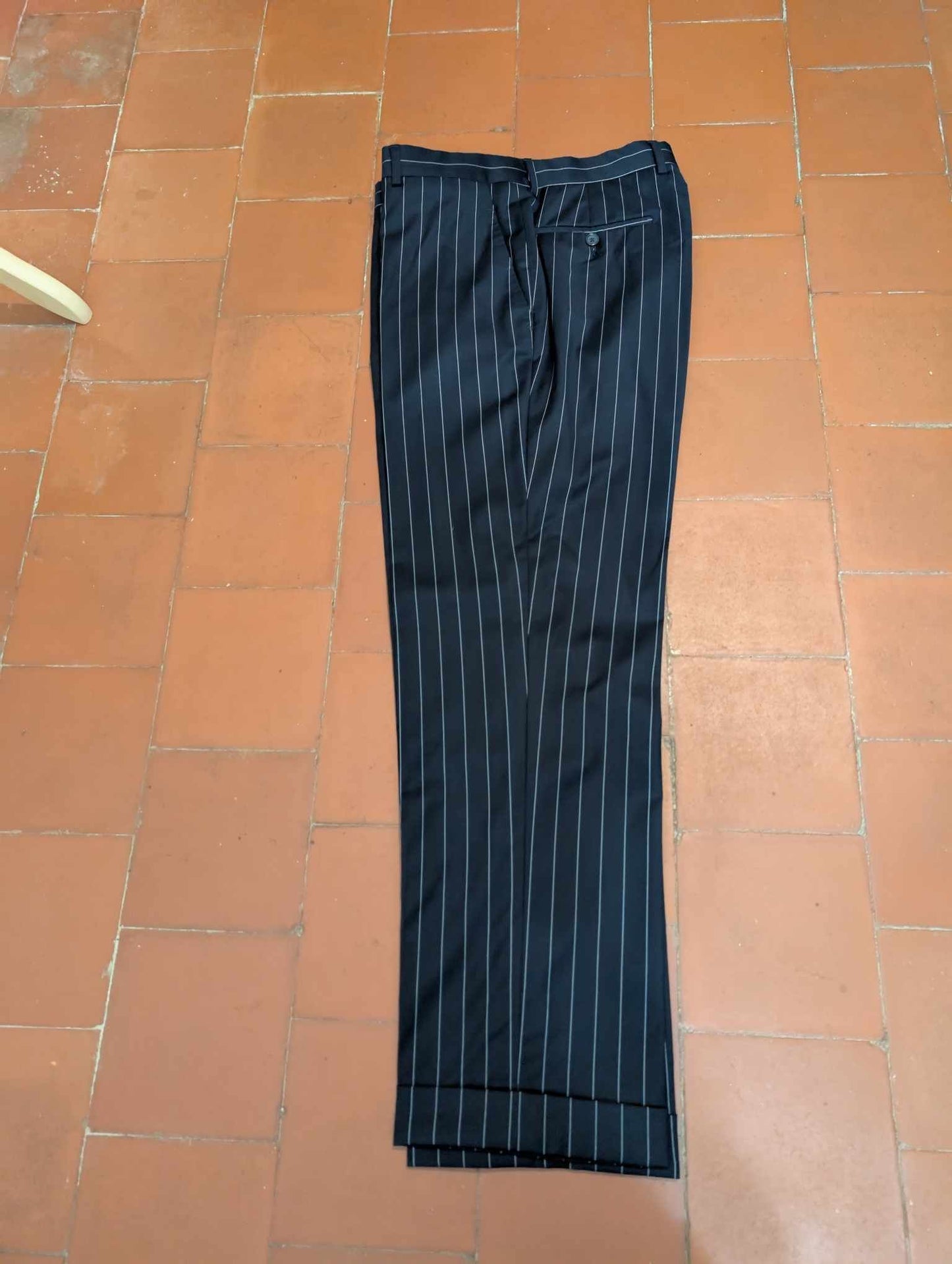 Légendaire costume chalkstripe en laine