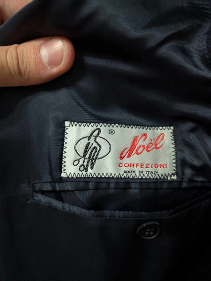 Elegant manteau croisé bleu marine