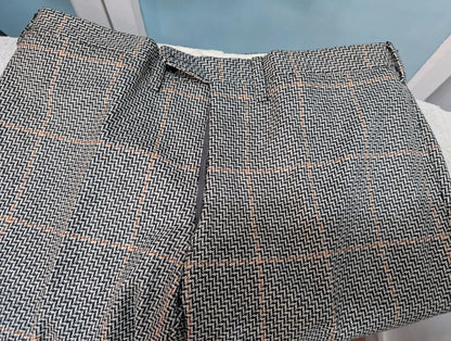 Exceptionnel costume a carreaux en laine