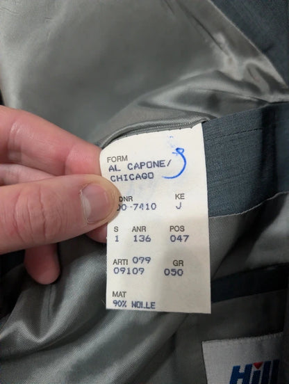 Legendärer grüner, zweireihiger Wollanzug