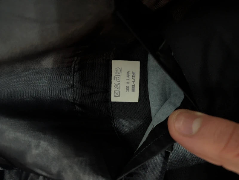 Fabuleux costume croisé gris en laine