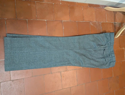 Fabulous heavy flannel grey 3 piece suit