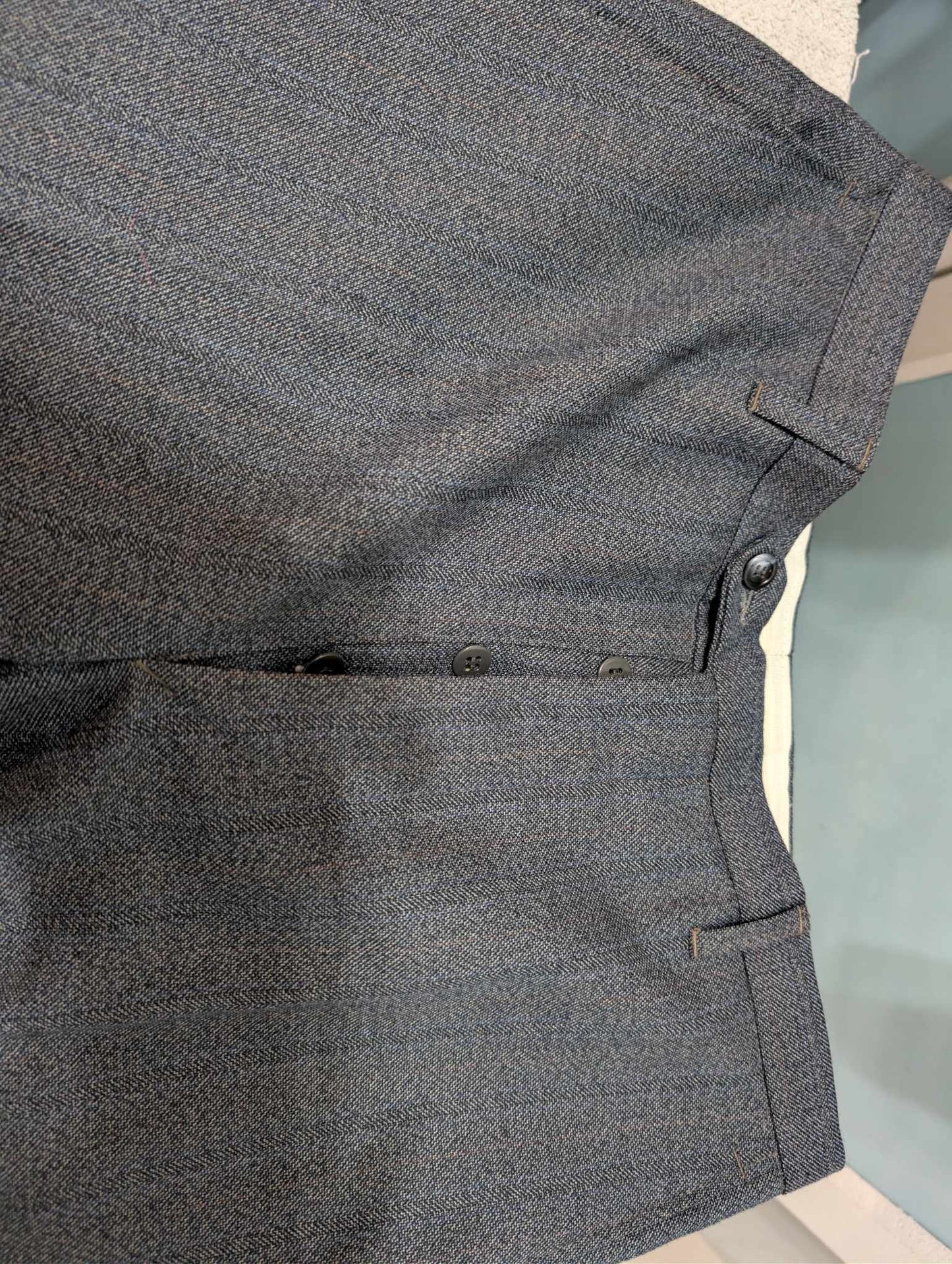 Incroyable costume 3 pièces gris en laine