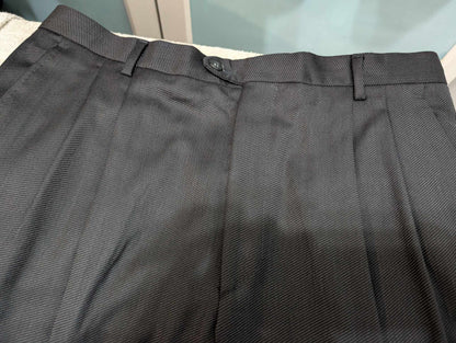 Incroyable costume croisé de couleurs gris anthracite en laine