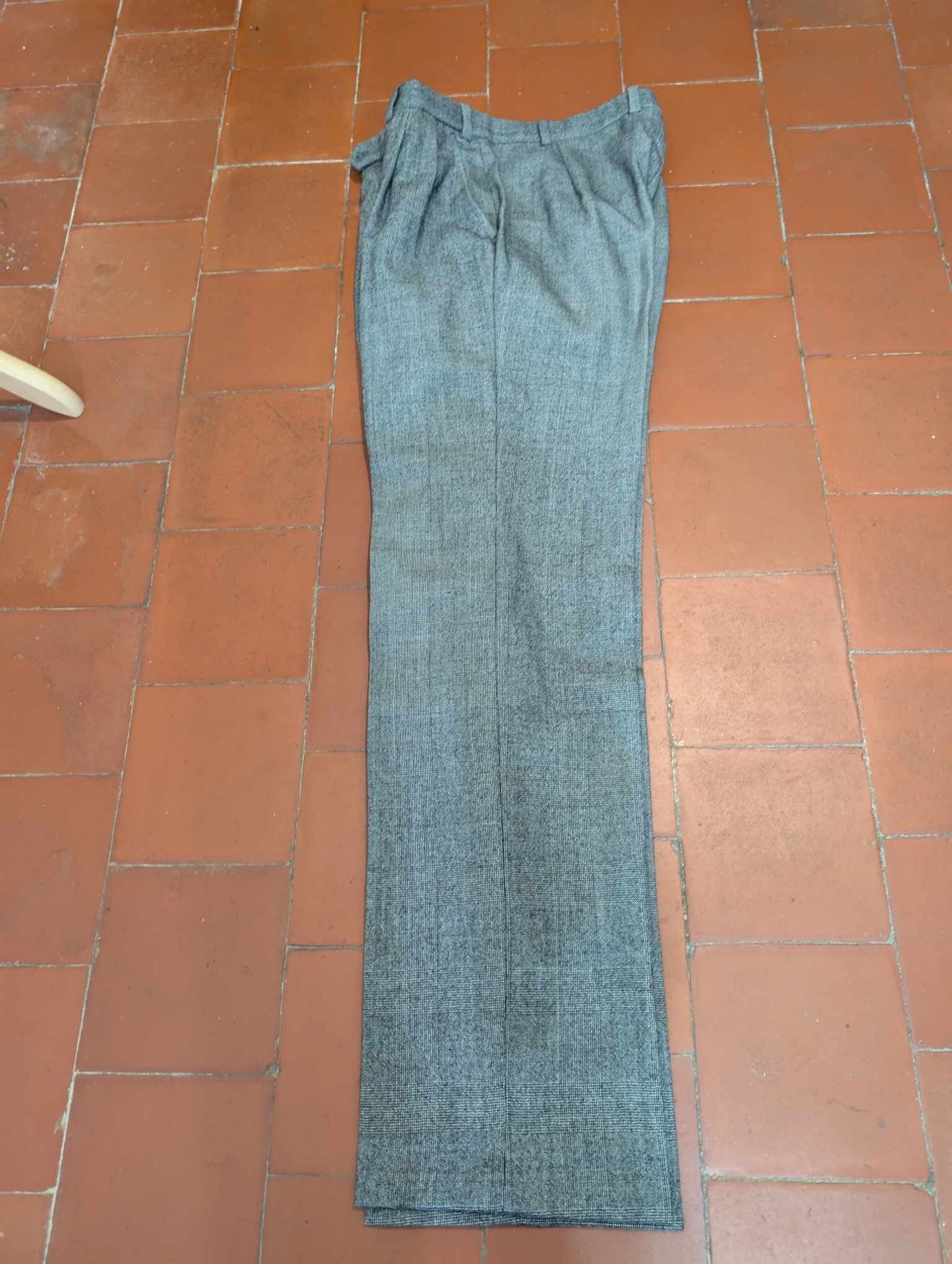 Ancien costume croisé bespoke en flanelle