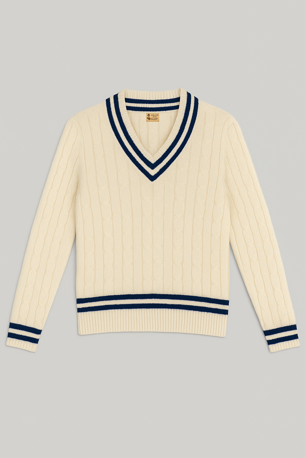 Pull cricket en 100% laine merinos