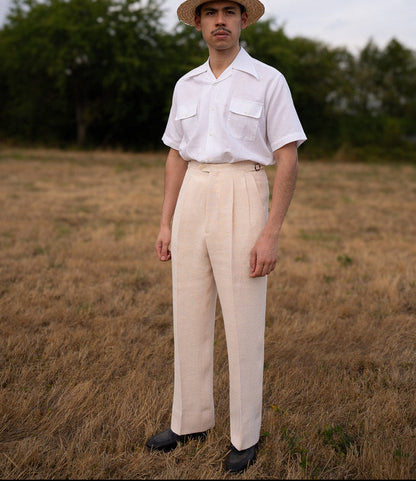[PRE ORDER] Beige Linen Trouser 520GR