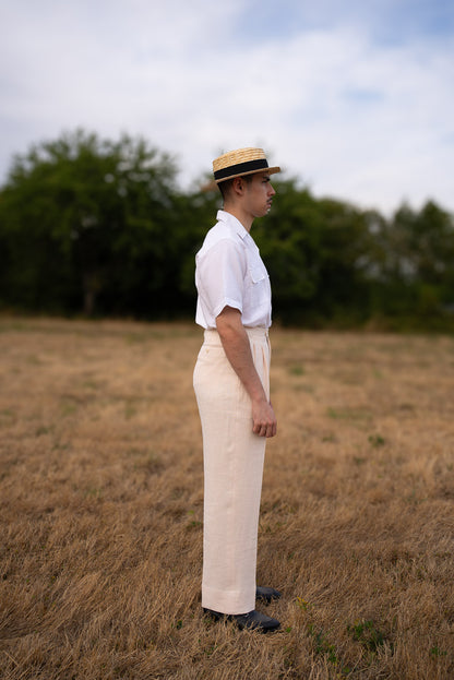[PRE ORDER] Beige Linen Trouser 520GR