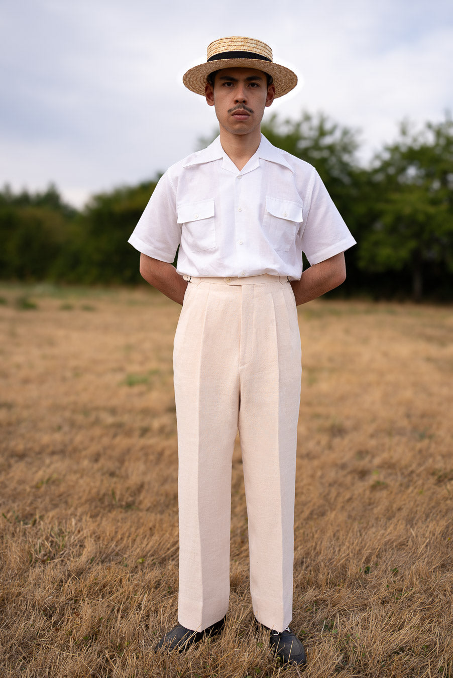 [PRE ORDER] Beige Linen Trouser 520GR