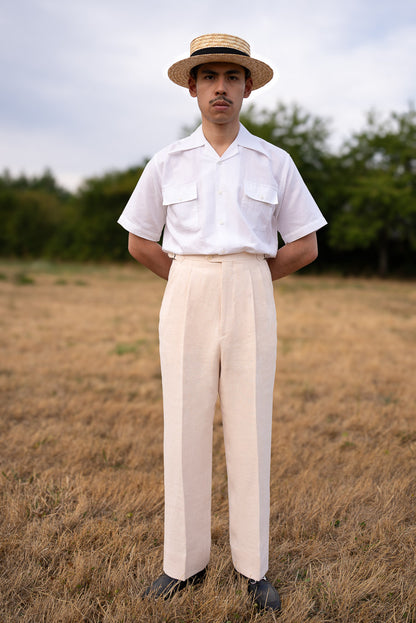 [PRE ORDER] Beige Linen Trouser 520GR