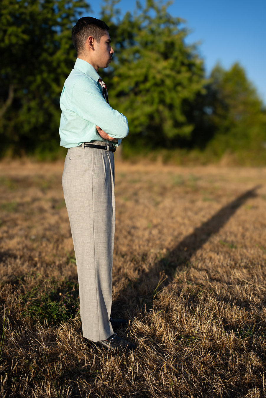 [PRE ORDER] Light Grey Cold Wool Trouser 290GR