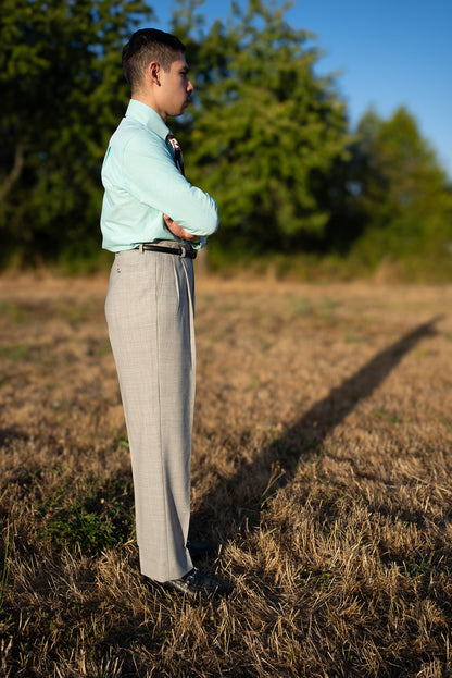 [PRE ORDER] Light Grey Cold Wool Trouser 290GR